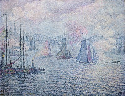 El puerto de Róterdam, o Los humos, 1906 de Paul Signac